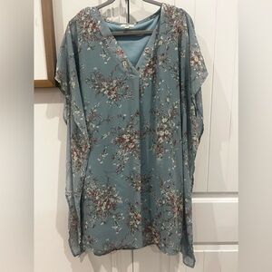 Entro Floral Tunic Top